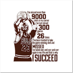 The success of Michael Jordan Posters and Art